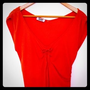 Moschino mango colored dress Xs